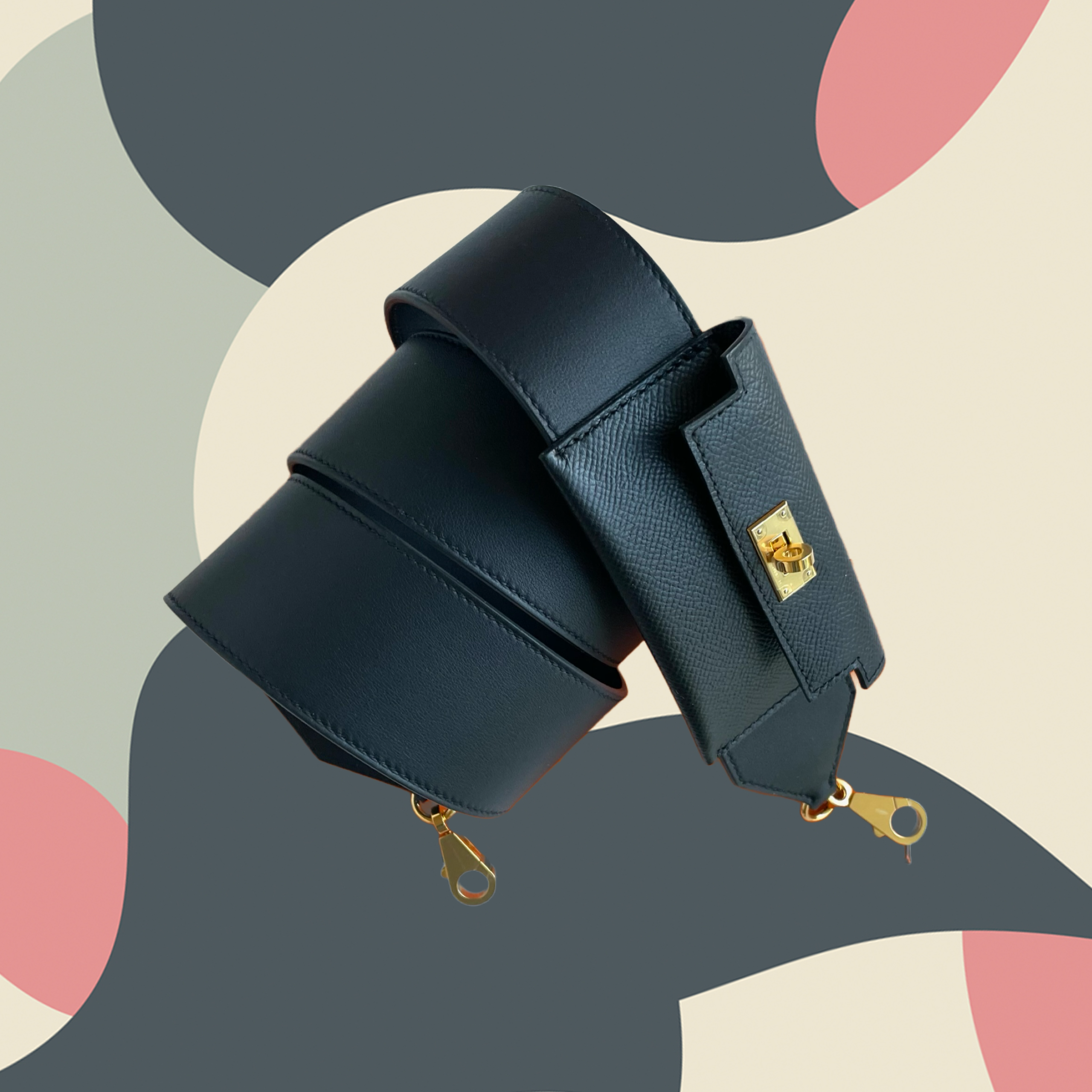 Kelly Pocket Shoulderstrap in Black