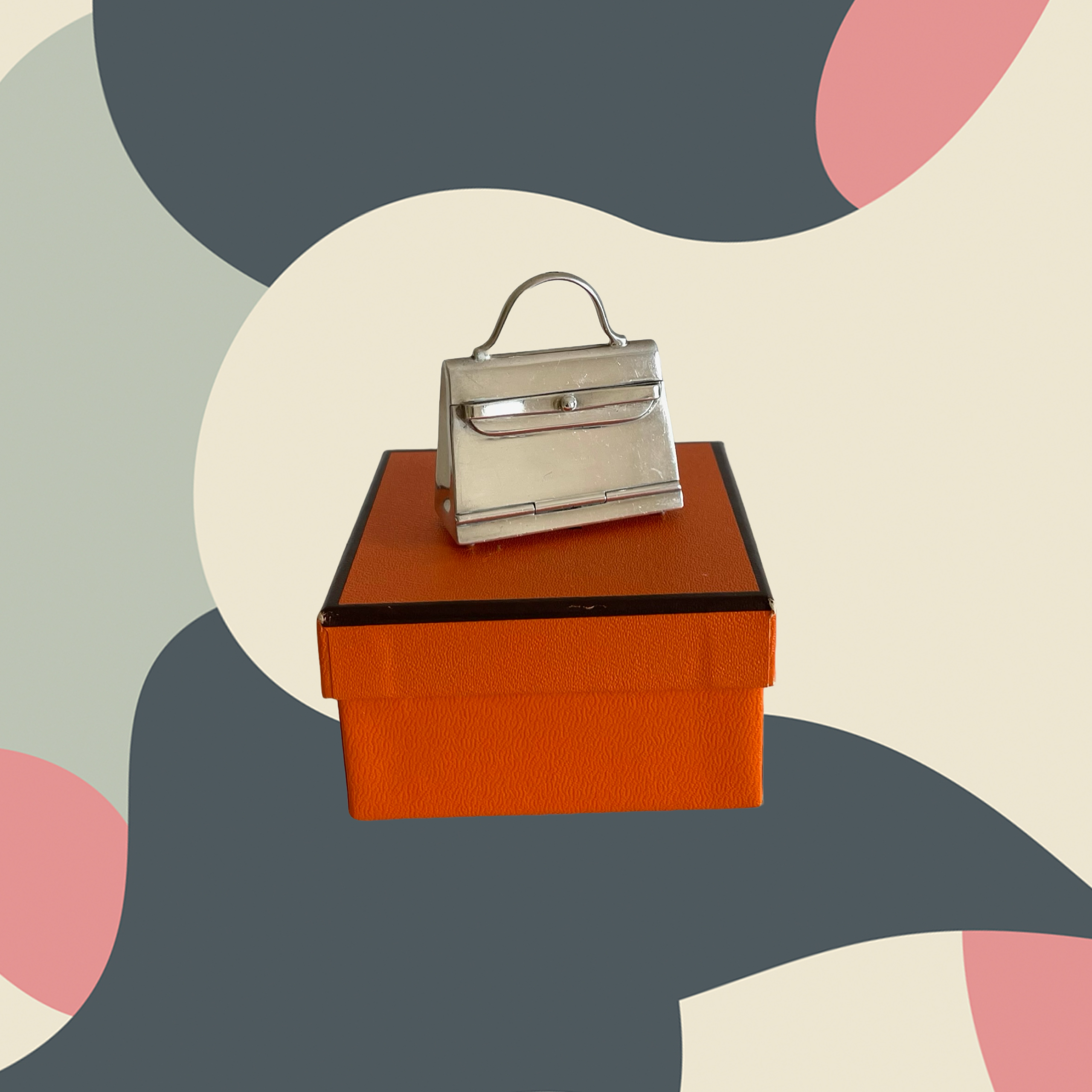 Silver Micro Kelly Bag