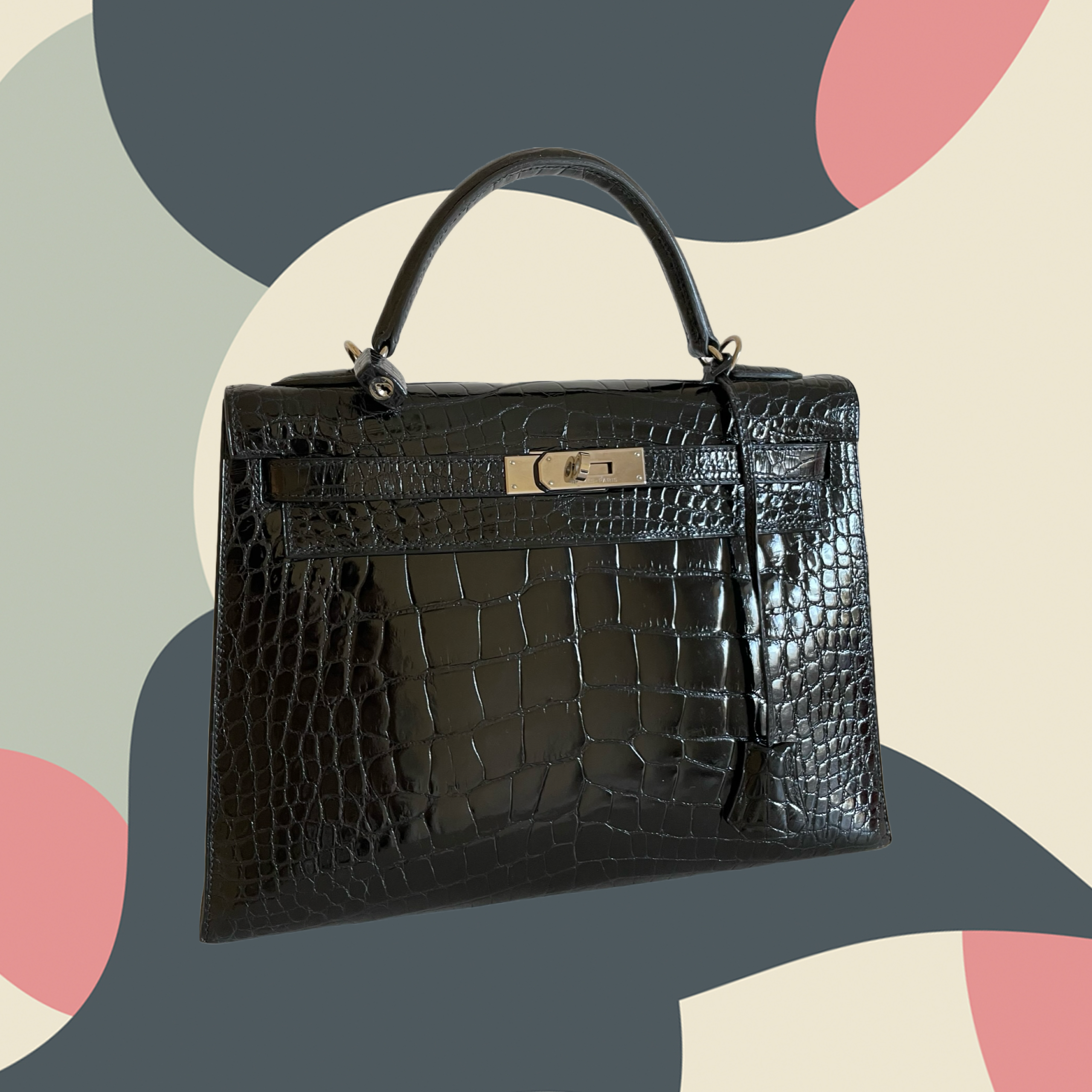 Kelly 32 Sellier in Alligator (2000)