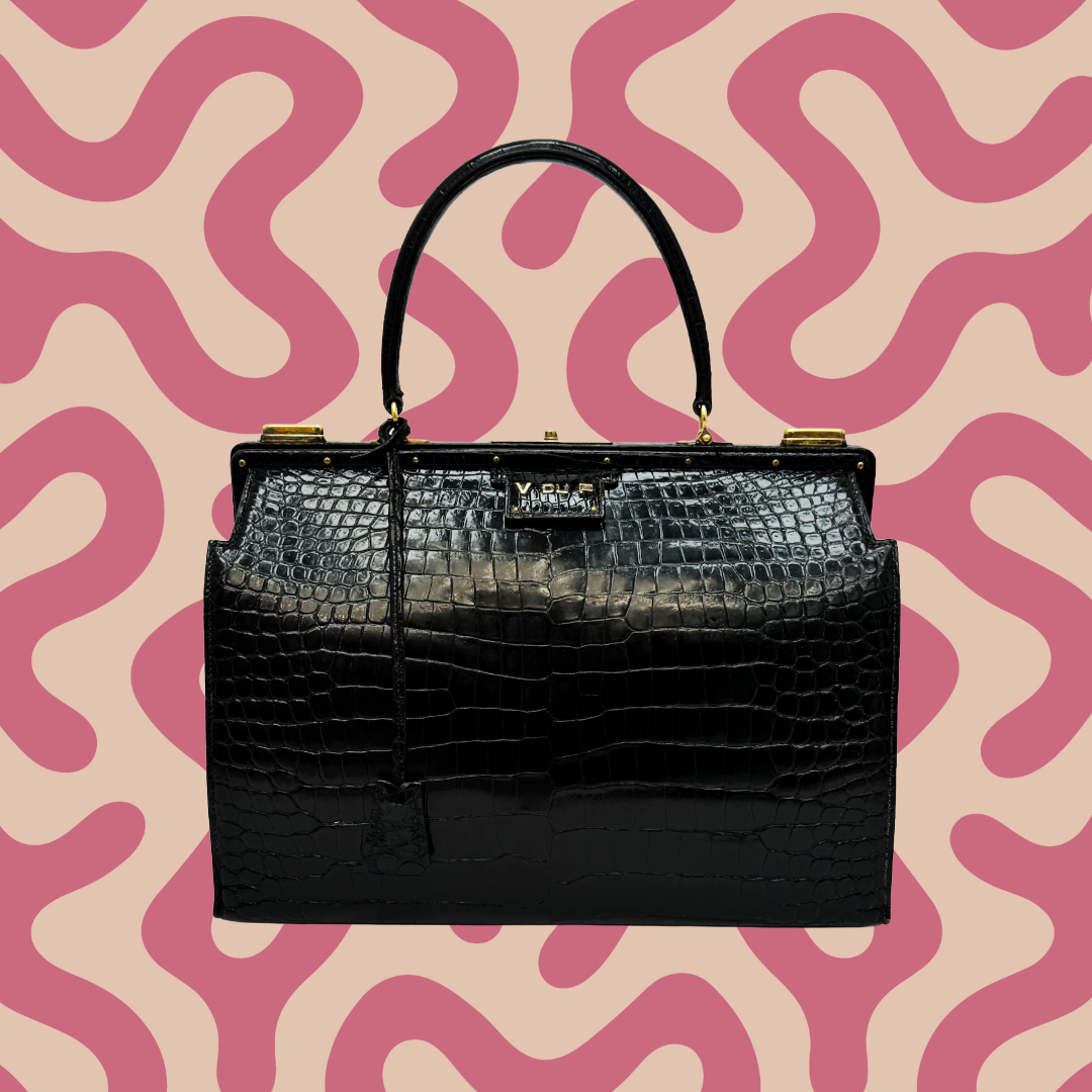 Hermès 404 bag in crocodile